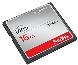 SanDisk Ultra 16GB Compact Flash Memory Card Speed