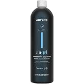 Artero Angel Whitening Shampoo for Gray and White Horses 33.8 fl oz (1 L) | With Biotin, Chestnut Extract and Blue Pigment, Brightens Mane and Tail, Reduces Yellowish Tones, Mild Scent