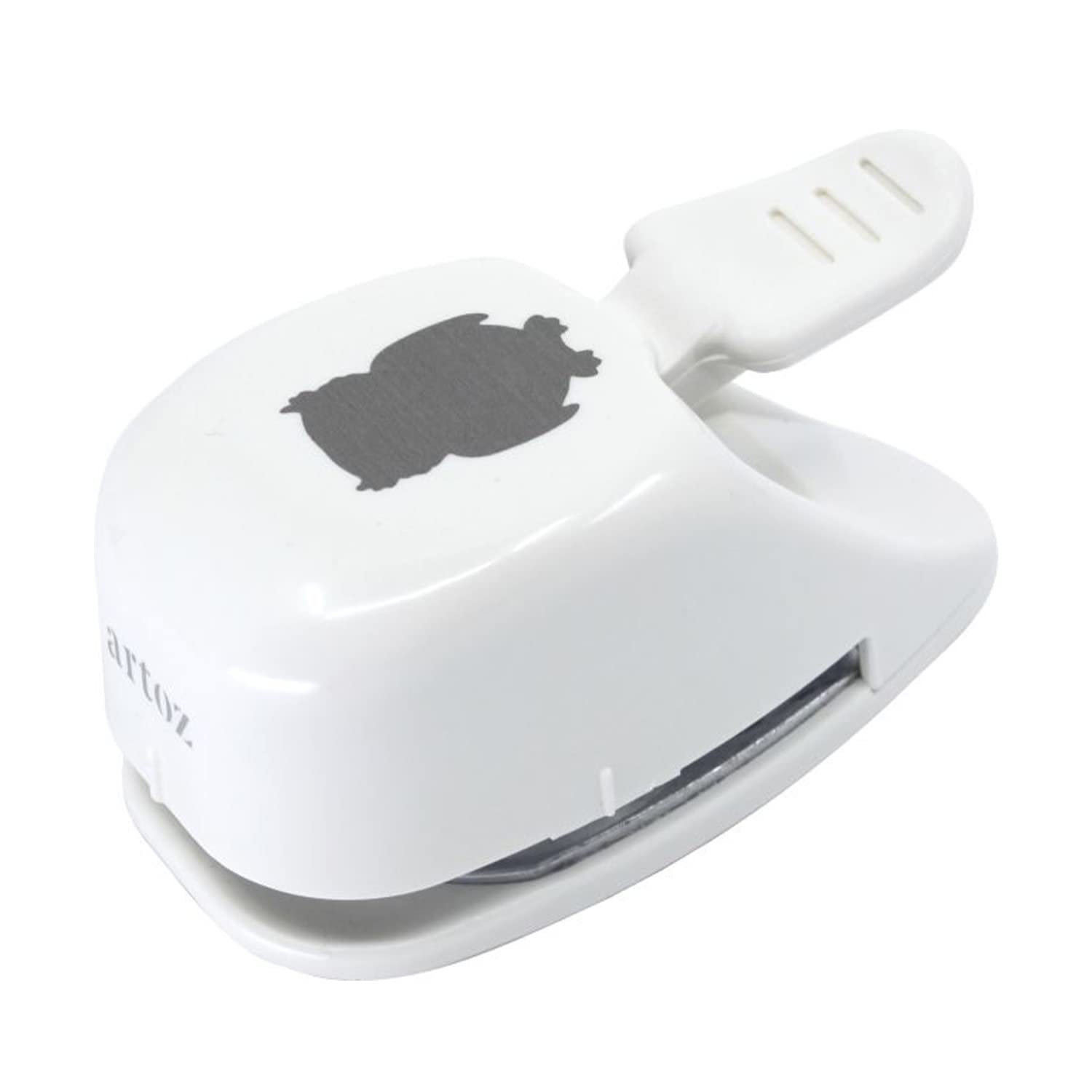 Artoz paper punch - card punch - "Owl", 31mm - punch hole for making cards for Christmas, invitations, weddings, baptisms, greetings and much more