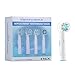 Lanveda Replacement Brush Heads, Compatible with Oral B Electric Toothbrush, Fits Pro 500 1000 1500 3000 5000 7000 Series Models Handle, 8 Count