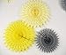 Yellow Elephant Baby Shower Decorations Cream Grey 7pcs Honeycomb Tissue Paper Fan Flower for Yellow You are My Sunshine Party Bridal Shower Decorations Yellow Birthday Party Decorations