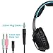 SADES 807 Multi-Platform Gaming Headset for Playstation 4 PS4 PC Computer Games, Noise Isolation Bass Surround Stereo Soft Earmuffs Over-Ear Headphones with Micthumb 2