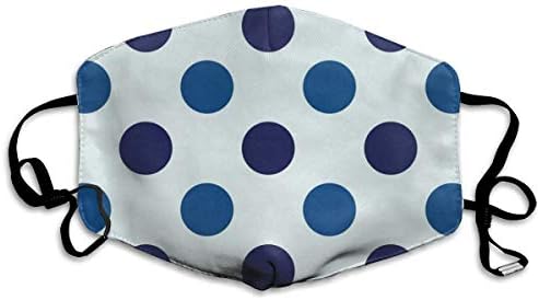 Funshiny Custom Mask Reusable Anti Dust Face Mouth Cover Simple Polka Dots Mask Warm Windproof