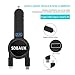 Car Charger,SDBAUX Quick Charge with 2.3FT Dual Retractable Cable,Compatible/Replacement for iPhone Xs Max XR X 8 7 6 5s,Samsung Galaxy S9 S8 Plus Note 8 LG V30 G6 Google Pixel 2XL and 1 USB Port
