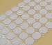 Vkey 720pcs 0.62in Diameter Sticky Back Coins Self Adhesive Dots Tapes (White) Compatible with Hook Loop