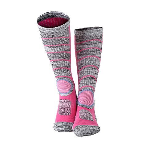 Tuoke Antiskid Wicking Outdoor Multi Performance Hiking Cushion Socks for Men and Women, Assort Colors