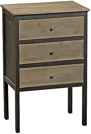 Boltze High Leg Chest Of Goteborg Antique Black Brown Side Table Amazon Co Uk Kitchen Home