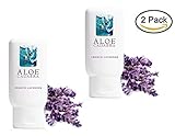 Aloe Cadabra Organic Personal Lubricant and Natural Vaginal Moisturizer with 95% Aloe Vera, French Lavender, 2.5 Ounce (Pack of 2)