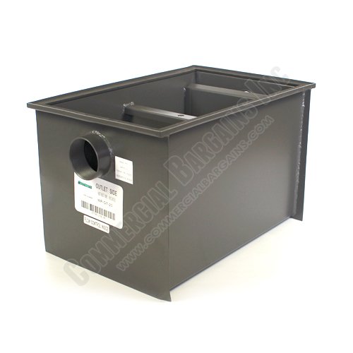 WentWorth 40 lb Grease Trap 20 GPM Gallons Per Minute Steel Interceptor