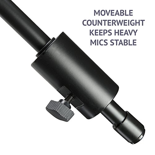 LyxPro SMT1 Professional Microphone Stand Heavy Duty 93” Studio