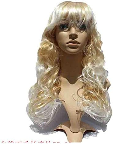 DZDWJ Halloween Masquerade Wig/Bar Entertainment Supplies/Scroll Wig/Wavy Hair-I