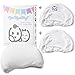 Flat Head Baby Pillow | Baby Head Shaping Pillow | Memory Foam Baby Pillow Cotton Cover & 2 Bamboo Pillowcases | Keep Baby's Head Round |Infant Pillow to Prevent Flat Head Syndrome in Infant Newborns