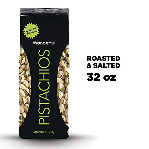 Wonderful Pistachios, Roasted and Salted Nuts, 32 Ounce