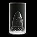 uessegs 1300ML New Sharks Cup Handmade Glass Beer Mug Glassware (White)