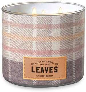 Amazon Com White Barn Bath Body Works 3 Wick Candle Leaves