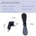 Mini Phone Fan Compatible with Android Micro USB Compatible with Samsung Galaxy S7 Edge/S7/S6, Kindle, HTC, LG, Sony, Xbox One, PS4,Echo Dot & More 【3 PCS】Black