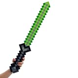 8 Bit Pixelated Foam Green Weapon Toy 30