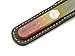 GERMANIKURE Crystal Glass Cuticle Stick & Orange Nail File Set in Suede Sleeves – Handmade in Czech Republic – Professional Manicure Supplies – Cuticle Pusher, Callus Remover - Ideal Nail Care Gift