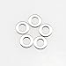 Sutemribor M3x6mmx0.5mm Stainless Steel Flat Washer, 100 Pieces