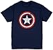 Captain America - Distressed Shield T-Shirt Size XXL