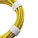 GLS Audio 25ft Mic Cable Patch Cords - XLR Male to XLR Female Yellow Microphone Cables - 25' Balanced Mike Snake Cord - Yellow