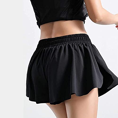 flowy shorts black