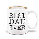 Shop4ever Best Dad Ever Ceramic Coffee Mug Tea Cup