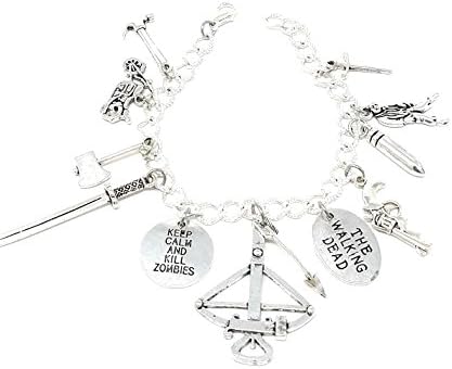 Walking Dead TV Series Inspired Charm Bracelet