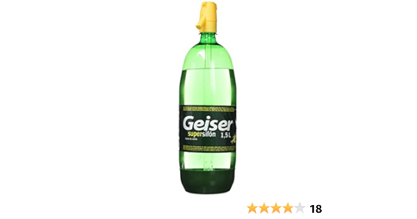 Geiser Bebida Refrescante Supersifón Botella, 1.5L : Amazon.es