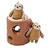 Curious Minds Busy Bags Sloths in Tree Stump - Peek a Boo Stretchy Fidget Toy - Soothing Calm Anxiety Focus ADD ADHD