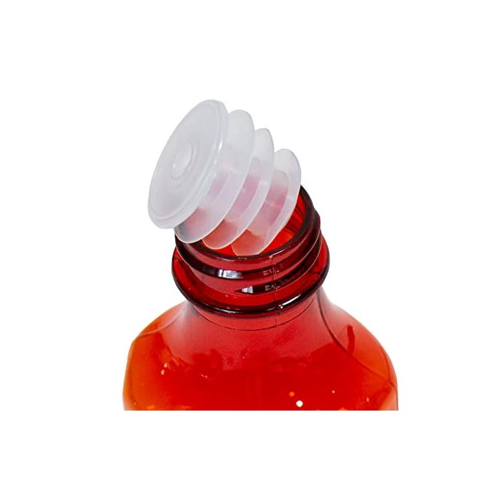 GMS Press in Bottle Adapter Plug for Oral Medication Syringes and Liquid Medication Reusable