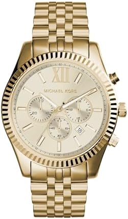 Berkley Watch Oversized Berkley Pavu00e9 Gold-Tone Watch Michael