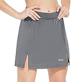 Baleaf Women's Cycling Skort with 3D Padded Liner Bike Shorts Side Pockets UPF50+