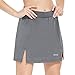 Baleaf Women's Cycling Skort with 3D Padded Liner Bike Shorts Side Pockets UPF50+