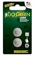 Go Green Power LR44 1.5V Button Cell Battery (2 Pack), Gray