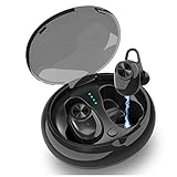 Wireless Earbuds, Falwedi True Wireless Earbuds, Mini Bluetooth Earbuds with Charging Case 18H Playtime Stereo Bass TWS Bluetooth Headset, Wireless Bluetooth Headphones Built-in Microphone (Black)