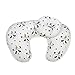 NURSING/FEEDING PILLOW with BONUS HEAD POSITIONER- PANDA DESIGN - By Mother Comfort - Comfortable for both Mother and Baby - Removable Cotton Cover- Easy to Wash