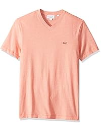 Lacoste S   S - Camiseta de rayas para hombre, corte regular