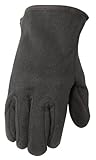Fleece-Lined Jersey Work Gloves, Straight Thumb, Slip-On, Elastic Wrist, 2-Pack, Large (Wells Lamont 2149LN)