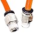Beduan Pneumatic Push to Connect Fittings Male Straight PC 6mm Tube OD x 1/8 Inch Male Thread Push Lock Fittings (Pack of 10)