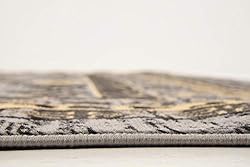 Unique Loom Taftan Collection Border Geometric
