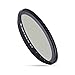 ESDDI 77mm ND Filter HD Adjustable Variable ND2-400 Fader Variable Neutral Density with Schott B270 Glass Dark Black Aluminum Frame