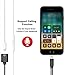 Jackiey 92 Dual Lightning Adapter and Splitter, Charger, Double Headphone Audio and Charge Converter for iPhone 7/7 Plus, Black