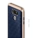 Caseology LG G6 Case, [Parallax Series] Slim Dual Layer Protective Textured Geometric Cover Corner Cushion Design for LG G6 (2017) - Navy Blue