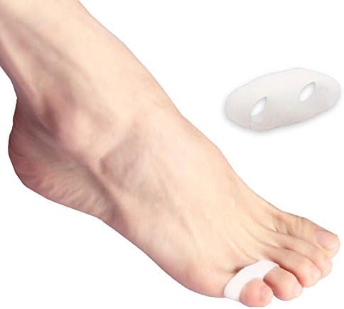Small Toe Valgus Correction Toe Separator Bunion Soft Silicone Toe Straightener Small Toe 4 Pair