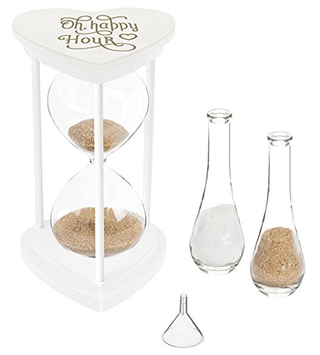 Cathy's Concepts Hourg-3967W7 Sand Ceremony Hourglass Set, Gold - Thumbnail 5