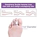CHOLJ Toe Splint Wraps Pack of 8 Non Slip Hammer Toe Straightener for Broken, Crooked, Overlapped, and Hammer Toes-Women and Men