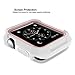 Doboli for Apple Watch Case 38mm iwatch Protector Bumper for Series 1 2 3 White/Pink