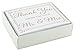 Wedding Thank You Cards 20 Pack - Rose Gold Foil Embossed 