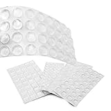 Homder 172-Piece Transparent Self-Adhesive Bumper Pads Combo Pack Noise Dampening,Furniture Pads for Cabinets, Small Furniture, Picture Frames, Cutting Boards and More(Round,Square)